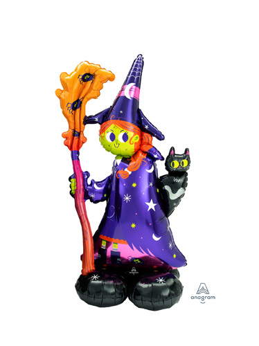 Scary Witch Halloween Airloonz Decoration Balloon Set